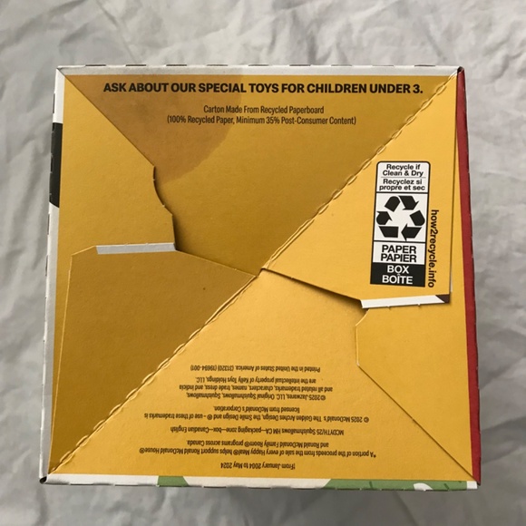 2025 McDonald's Original Squishmallows Happy Meal Box - Picture 6 of 6